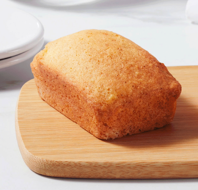 Loaf of poundcake.