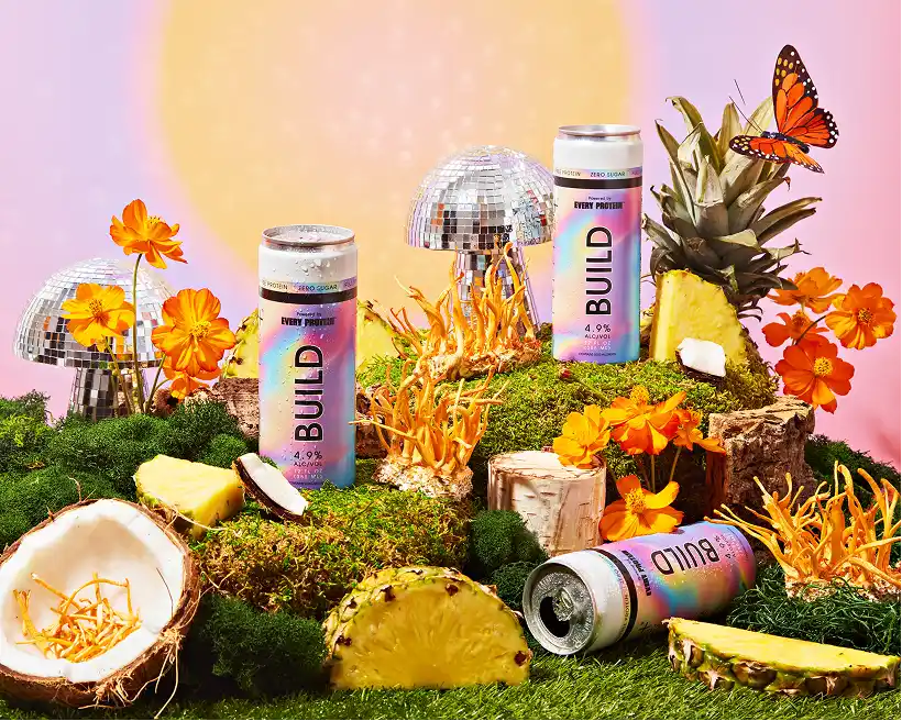 Protein-Boosted Hard Kombucha from Pulp Culture
