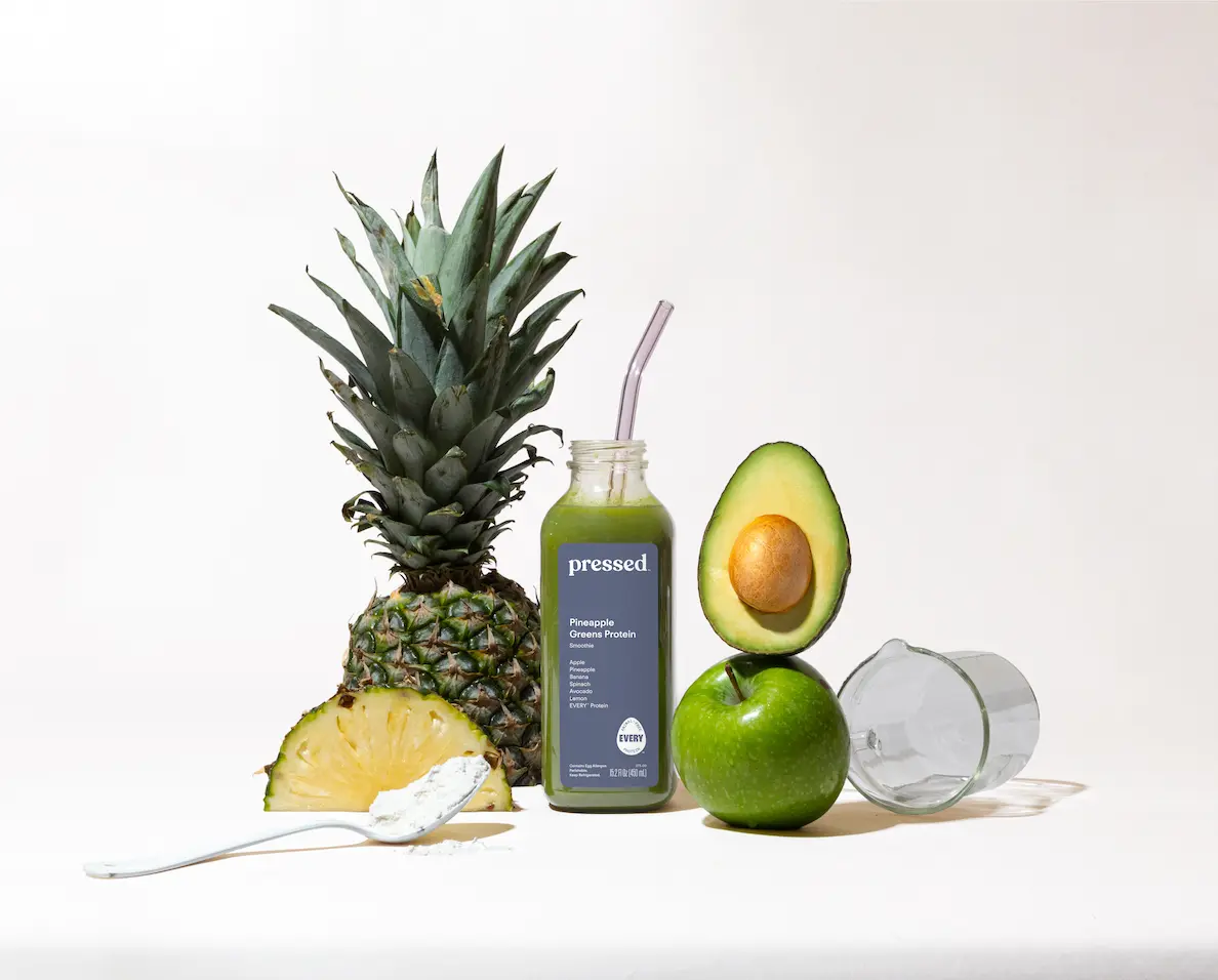 Protein-Boosted Green Smoothie from Pressed